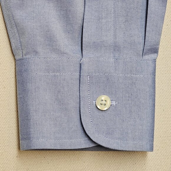 Gitman Brothers Non-Iron 2 Ply Pinpoint Oxford Button Down 16.5 - Picture 6 of 7